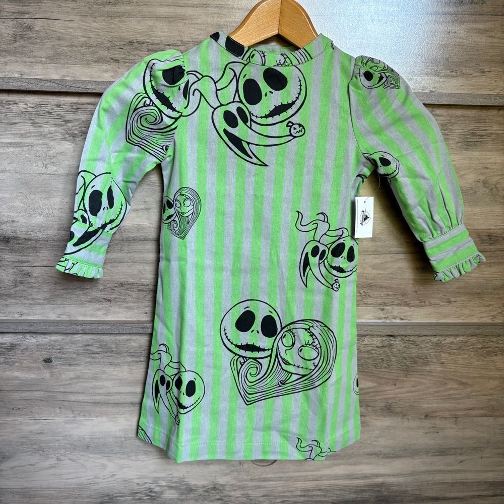 Disney Girls 2T Nightmare Before Christmas Jack Skellington Dress Halloween
